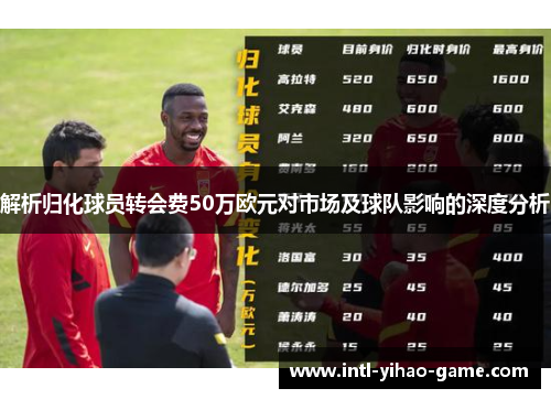 解析归化球员转会费50万欧元对市场及球队影响的深度分析 解析归化球员转会费50万欧元对市场及球队影响的深度分析