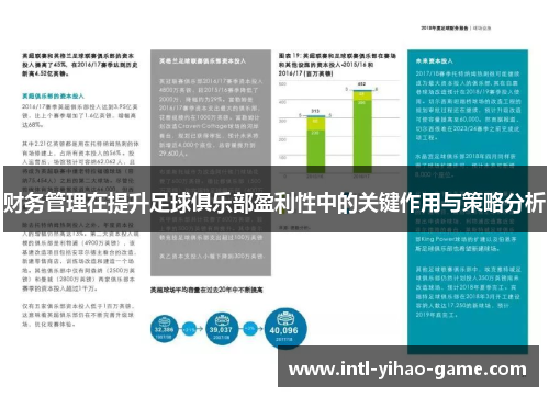 财务管理在提升足球俱乐部盈利性中的关键作用与策略分析 财务管理在提升足球俱乐部盈利性中的关键作用与策略分析